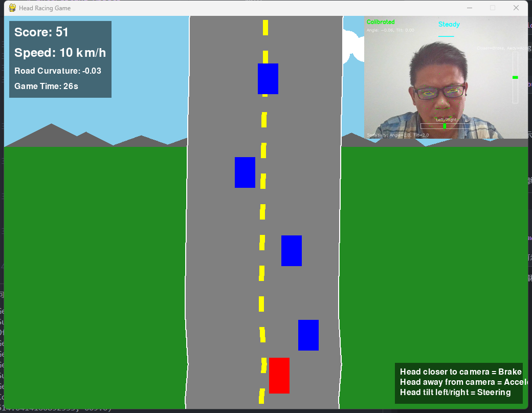 Head Racing Game 头部赛车演示